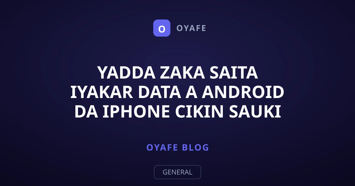 Yadda Zaka Saita Iyakar Data a Android da iPhone Cikin Sauki